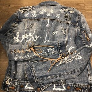 Jean Jacket (hand-painted)